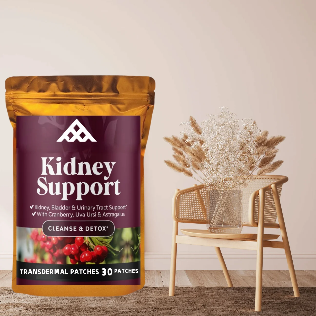 30 Patches Kidney Support Transdermal Patches With Cranberry, Stinging Nettle - Urinary Tract Health & Bladder Cleanse
30 Patches Kidney Support Transdermal Patches With Cranberry, Stinging Nettle - Urinary Tract Health & Bladder Cleanse