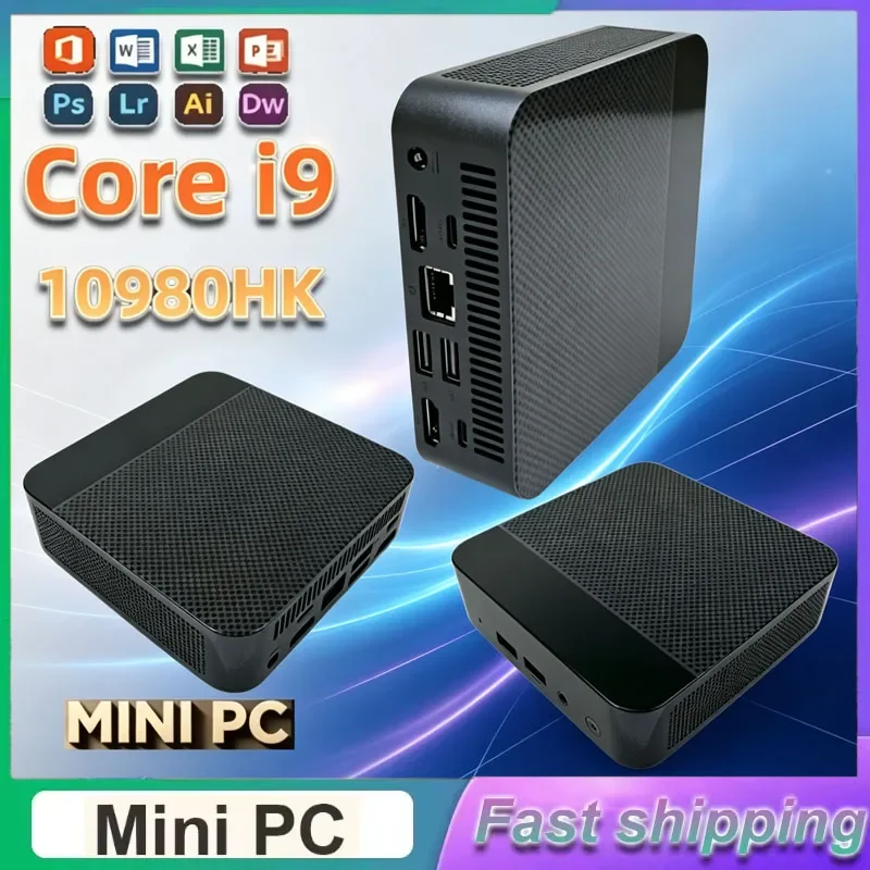 2026 New Mini PC I9 10980HK Intel Portable Desktop PC 16GB 32GB DDR4 2TB SSD 4K Gaming Office Mini Computer
2026 New Mini PC I9 10980HK Intel Portable Desktop PC 16GB 32GB DDR4 2TB SSD 4K Gaming Office Mini Computer