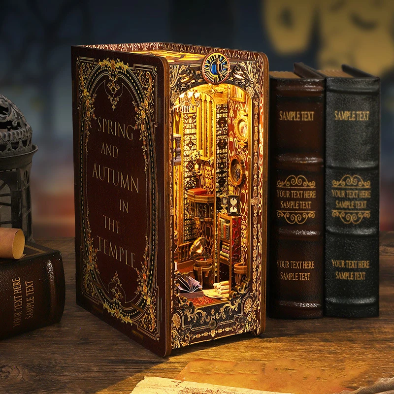 New Wooden Book Nook Covenant Church Cherry Blossom Town Bookend Bookshelf Insert Bookcase DIY Assemble Toy Children Gift
New Wooden Book Nook Covenant Church Cherry Blossom Town Bookend Bookshelf Insert Bookcase DIY Assemble Toy Children Gift