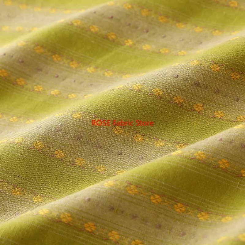 Handmade DIY Vintage Pure Cotton Woven Broken Flower Stripe Jacquard Fabric for Shirts Dresses Kids Clothes Apparel Sewing
Handmade DIY Vintage Pure Cotton Woven Broken Flower Stripe Jacquard Fabric for Shirts Dresses Kids Clothes Apparel Sewing