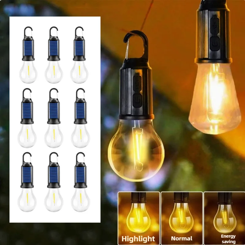1-10PCS Solar Powered LED Lighting Hanging Lights Outdoor Tent BBQ Atmosphere Light Portable Waterproof Camping Light
1-10PCS Solar Powered LED Lighting Hanging Lights Outdoor Tent BBQ Atmosphere Light Portable Waterproof Camping Light
