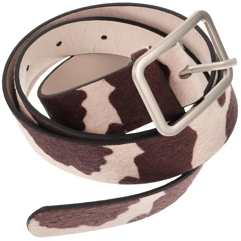 Colorful Cow Print Belts Fashionable Simulated Animal Fur Belts Zinc Alloy Buckles Animal Print Belt For Apparel Accessories
Colorful Cow Print Belts Fashionable Simulated Animal Fur Belts Zinc Alloy Buckles Animal Print Belt For Apparel Accessories