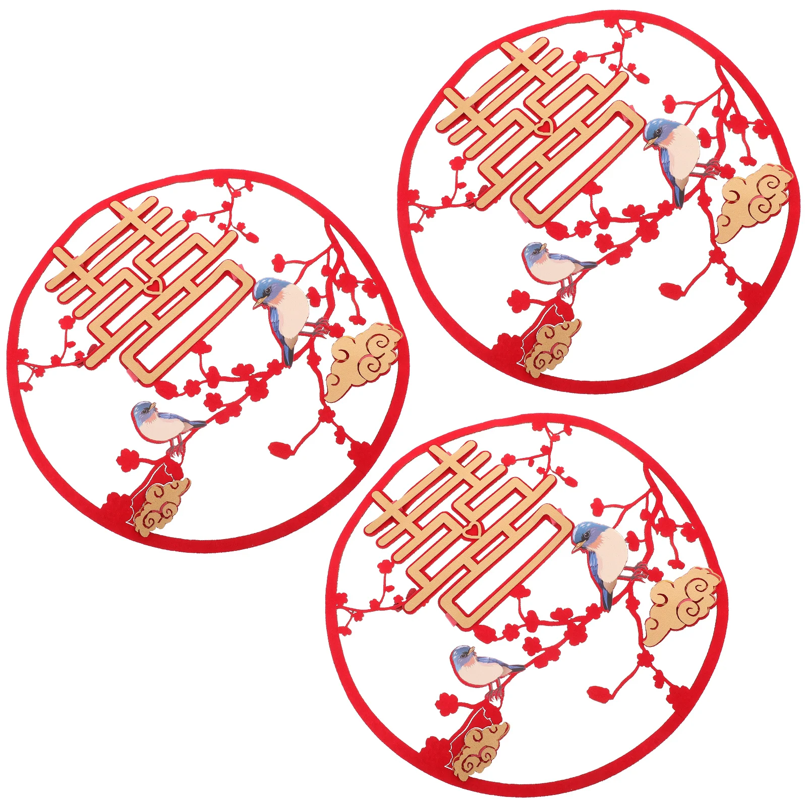 3pcs Xi Character Stickers Red Chinese Wedding Decors For Home Living Room Bedroom Window Clings New House Layout Props Art
3pcs Xi Character Stickers Red Chinese Wedding Decors For Home Living Room Bedroom Window Clings New House Layout Props Art