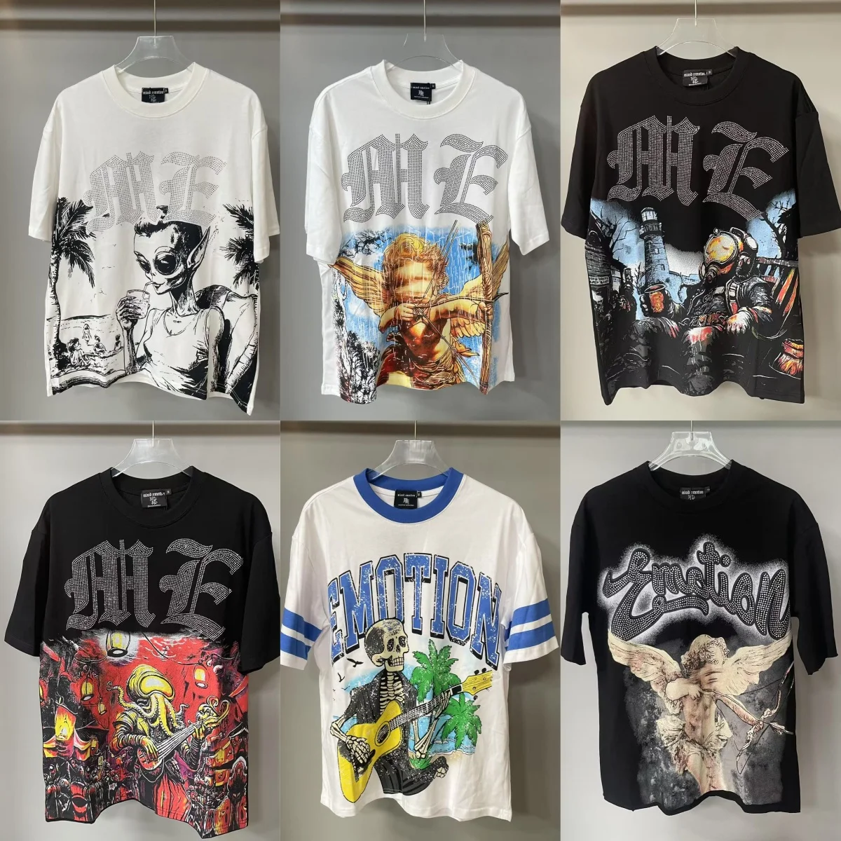 2025 Summer T shirt Mixed Emotion Diamond Logo Tees High Quality 100% Cotton Short Sleeved T-shirts Angel Print Top Tees
2025 Summer T shirt Mixed Emotion Diamond Logo Tees High Quality 100% Cotton Short Sleeved T-shirts Angel Print Top Tees