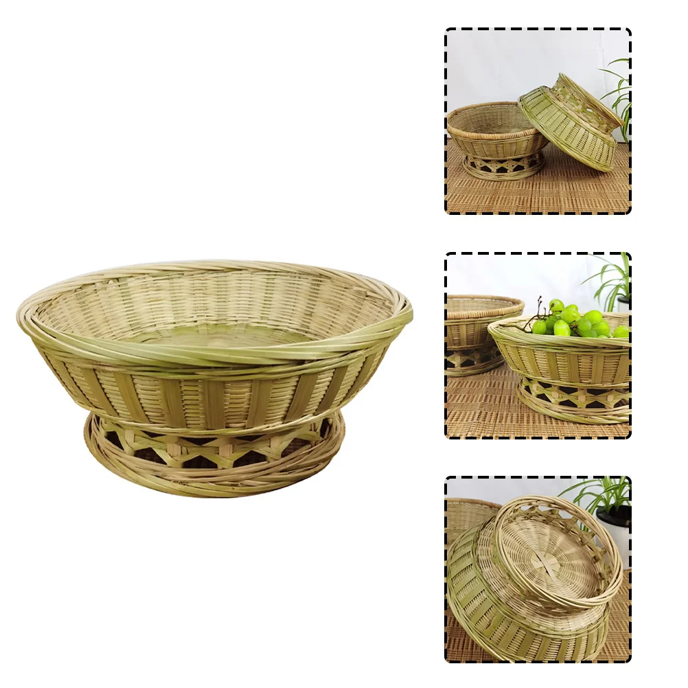 Bamboo Woven Storage Basket Lightweight Multipurpose Home Office Kitchen Bathroom Organizer Rattan Fruit Basket
Bamboo Woven Storage Basket Lightweight Multipurpose Home Office Kitchen Bathroom Organizer Rattan Fruit Basket