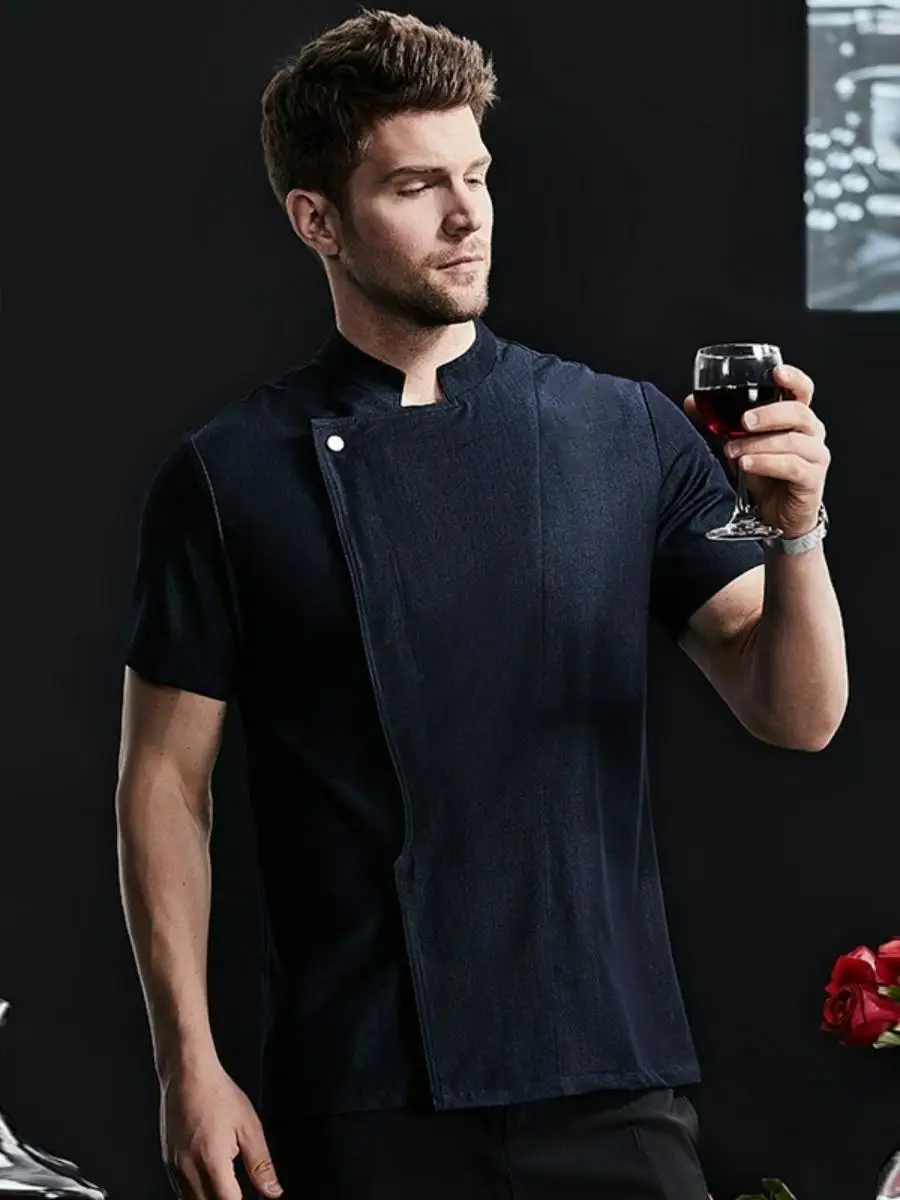 Мужская летняя джинсовая эластичная униформа для поваров, для работы в ресторанах, на кухне, для кондитеров, влагоотводящая, для школы
Мужская летняя джинсовая эластичная униформа для поваров, для работы в ресторанах, на кухне, для кондитеров, влагоотводящая, для школы