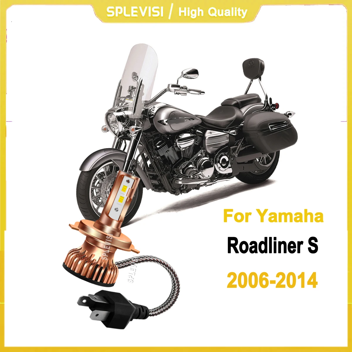 H4 LED White Motorcycle Bulb High/Low Beam high bright & reduce light decay For Yamaha Roadliner S 2006 2007 2008 2009 2010-2014
H4 LED White Motorcycle Bulb High/Low Beam high bright & reduce light decay For Yamaha Roadliner S 2006 2007 2008 2009 2010-2014