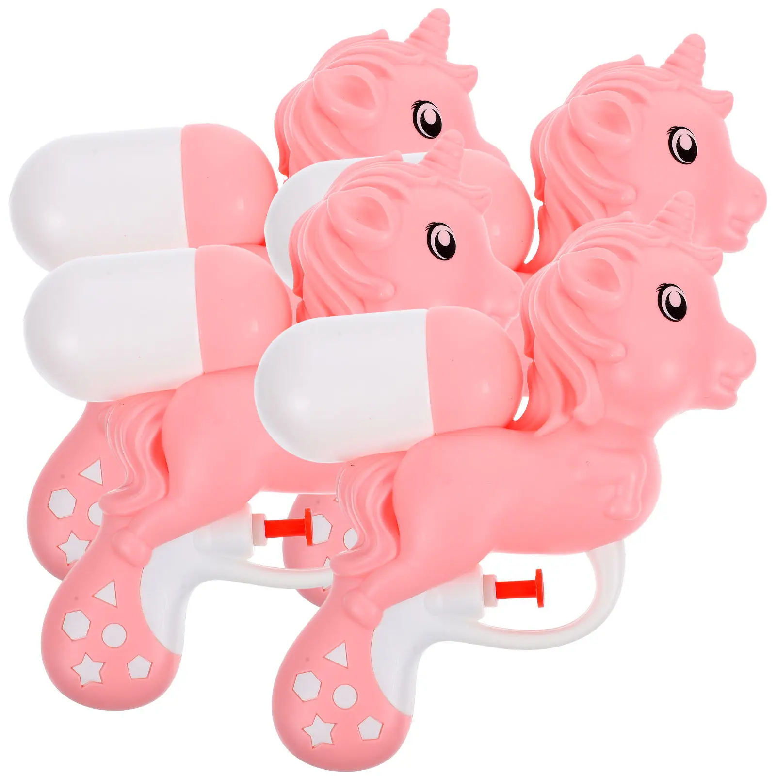 4Pcs Unicorn Water Guns Bright Cartoon Design Lightweight Portable Summer Outdoor Pool Fun Water Shooter for Kids Party
4Pcs Unicorn Water Guns Bright Cartoon Design Lightweight Portable Summer Outdoor Pool Fun Water Shooter for Kids Party