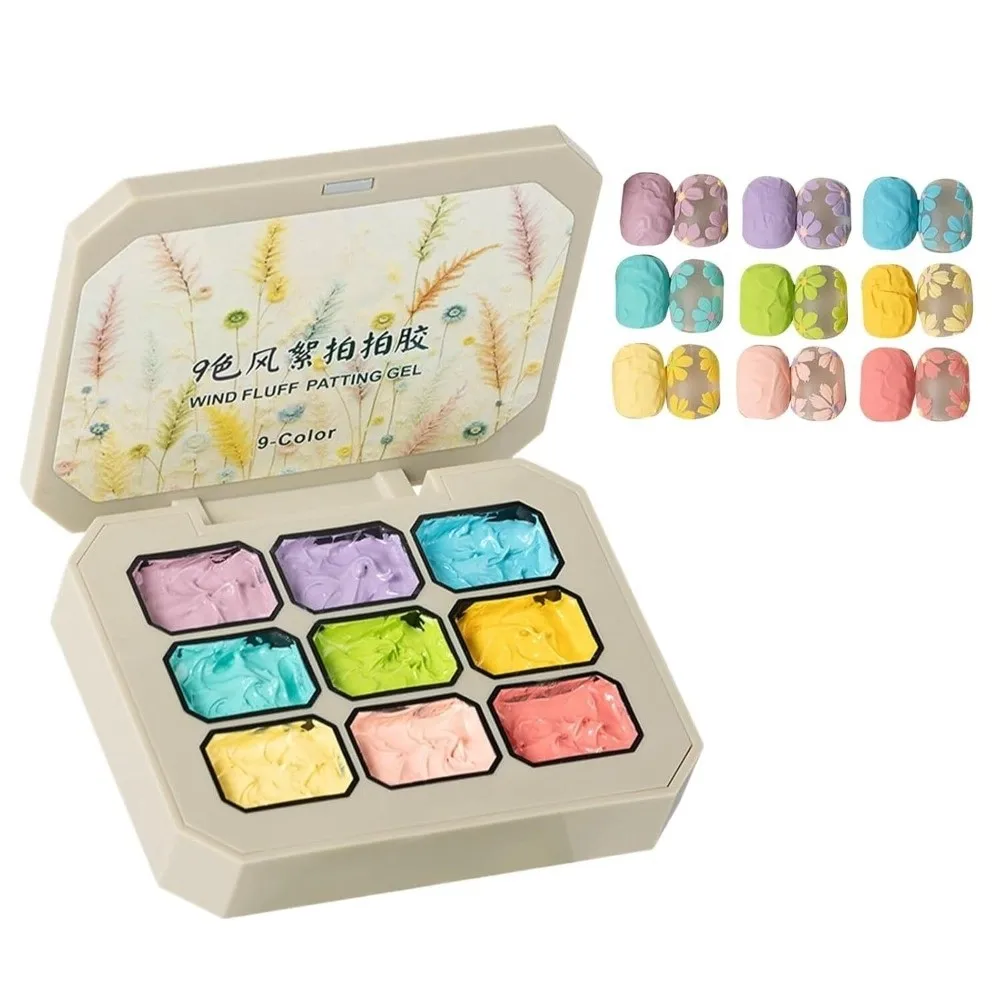 9 Colors Patting Gel Nail DIY Nail Art Styling Adhesive Rainbow Solid Gel Polish Three-dimensional Modeling Glue
9 Colors Patting Gel Nail DIY Nail Art Styling Adhesive Rainbow Solid Gel Polish Three-dimensional Modeling Glue