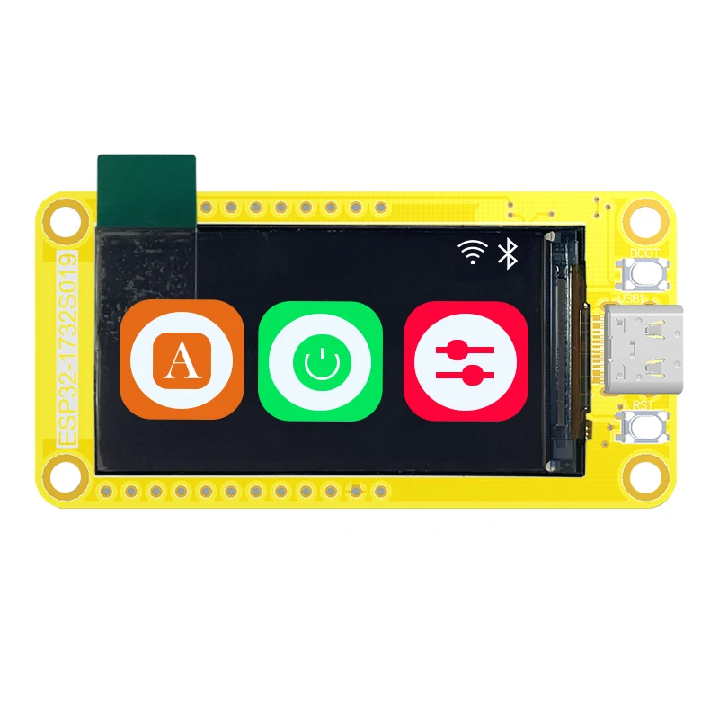 ESP32-S3 HMI 8M PSRAM 16M Flash Arduino LVGL WIFI&Bluetooth 1.9 " 170*320 Smart Display Screen 1.9 inch IPS LCD TFT Module
ESP32-S3 HMI 8M PSRAM 16M Flash Arduino LVGL WIFI&Bluetooth 1.9 " 170*320 Smart Display Screen 1.9 inch IPS LCD TFT Module