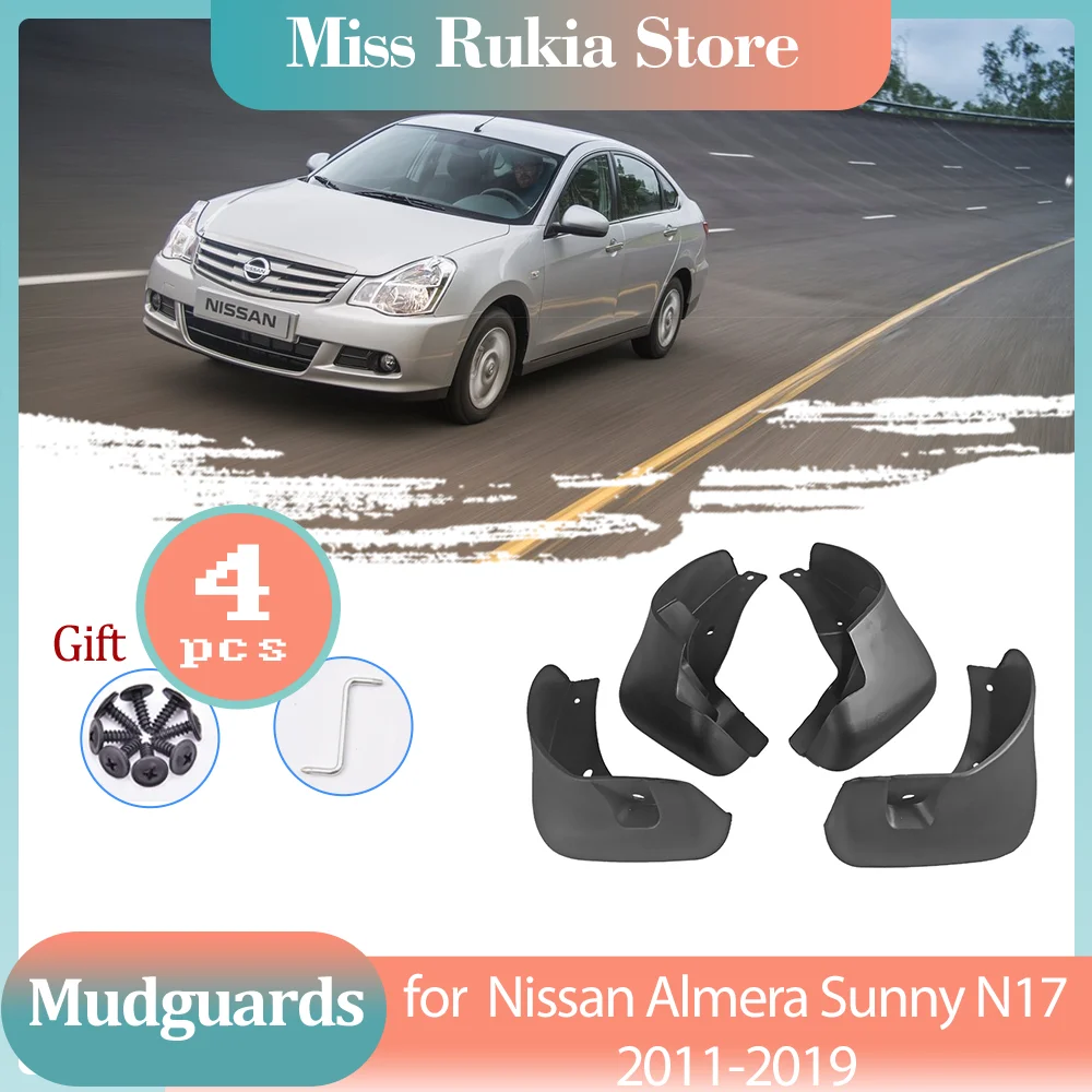 Mud Flaps for Nissan Almera Latio Sunny Versa N17 2011~2019 2013 2014 2015 Mudguards Splash Guards Fender Flare Car Accessories
Mud Flaps for Nissan Almera Latio Sunny Versa N17 2011~2019 2013 2014 2015 Mudguards Splash Guards Fender Flare Car Accessories