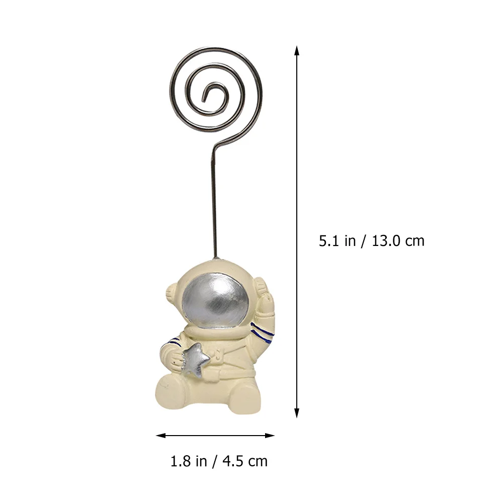 1Set Astronaut Memo Holder Clips Table Number Holder Decorative Photo Note Clamp for Graduation Engagement Memo Clip
1Set Astronaut Memo Holder Clips Table Number Holder Decorative Photo Note Clamp for Graduation Engagement Memo Clip