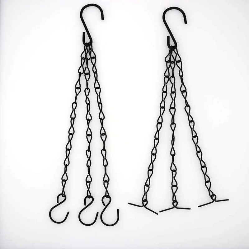 2Pcs Flower Basket Hanging Chain Durable Black Pot Chains Replacement Hooks Planters Lightweight IronMaterial
2Pcs Flower Basket Hanging Chain Durable Black Pot Chains Replacement Hooks Planters Lightweight IronMaterial