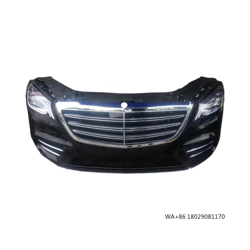 For S-Class W222 Front Bumper Assembly with Radiator Headlights for S-Class Model Car Bumpers
For S-Class W222 Front Bumper Assembly with Radiator Headlights for S-Class Model Car Bumpers