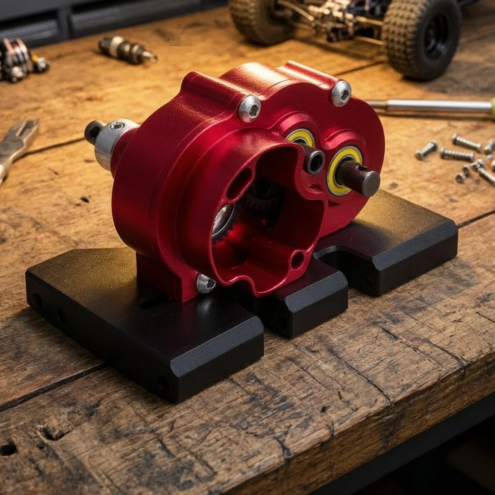 RC Gearbox with Metal Housing Compact Crawler Gearbox Complete Compatible
RC Gearbox with Metal Housing Compact Crawler Gearbox Complete Compatible