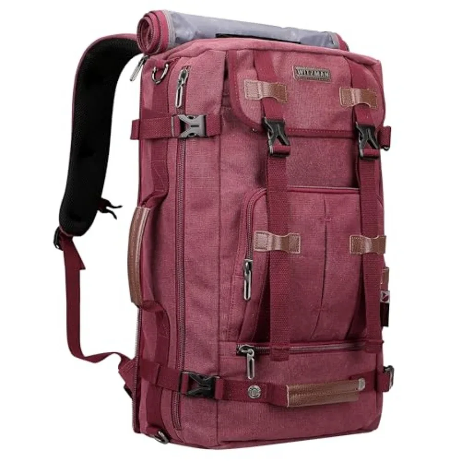 Canvas Backpack Vintage Travel Backpack Large Laptop Bags Convertible Shoulder Rucksack -2
Canvas Backpack Vintage Travel Backpack Large Laptop Bags Convertible Shoulder Rucksack -2