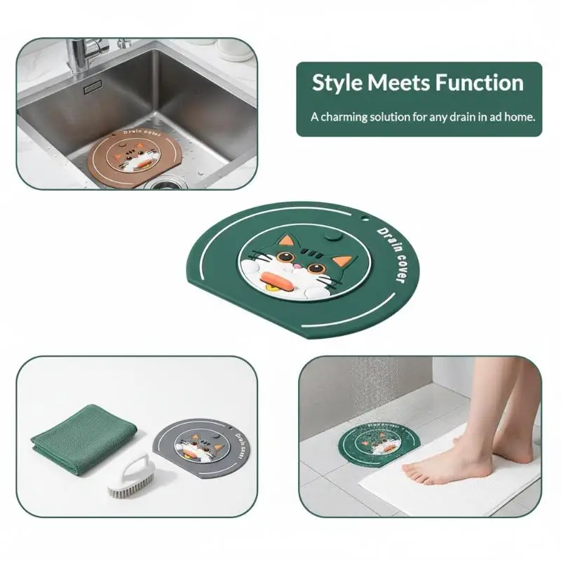 Kitchen Sink Floor Drain Cover Silicone Insect Proof Anti Odor Drain Stopper Seal Mat for Bathroom Laundry Room Use
Kitchen Sink Floor Drain Cover Silicone Insect Proof Anti Odor Drain Stopper Seal Mat for Bathroom Laundry Room Use
