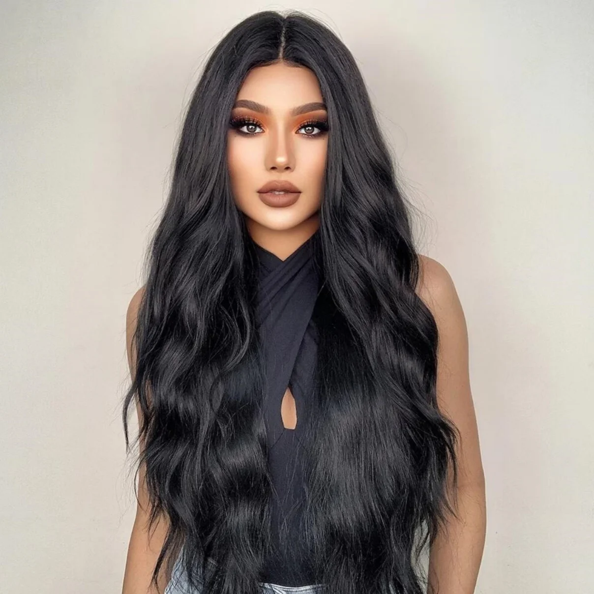 Ocean Wave Black 28" Long 5x5 Silk Base Jewish Human Hair Wig With Preplucked HD Lace European Hair Soft Glueless Baby Hair Wig
Ocean Wave Black 28" Long 5x5 Silk Base Jewish Human Hair Wig With Preplucked HD Lace European Hair Soft Glueless Baby Hair Wig