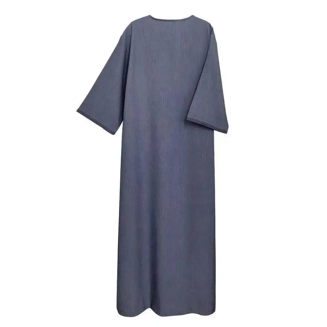 Clothing: Men's 2026 New Mid-sleeve Embroidered Robe 2026 Muslim Long Dress Robe Abaya Ramadan Dubai Luxury Islam Elegant
Clothing: Men's 2026 New Mid-sleeve Embroidered Robe 2026 Muslim Long Dress Robe Abaya Ramadan Dubai Luxury Islam Elegant