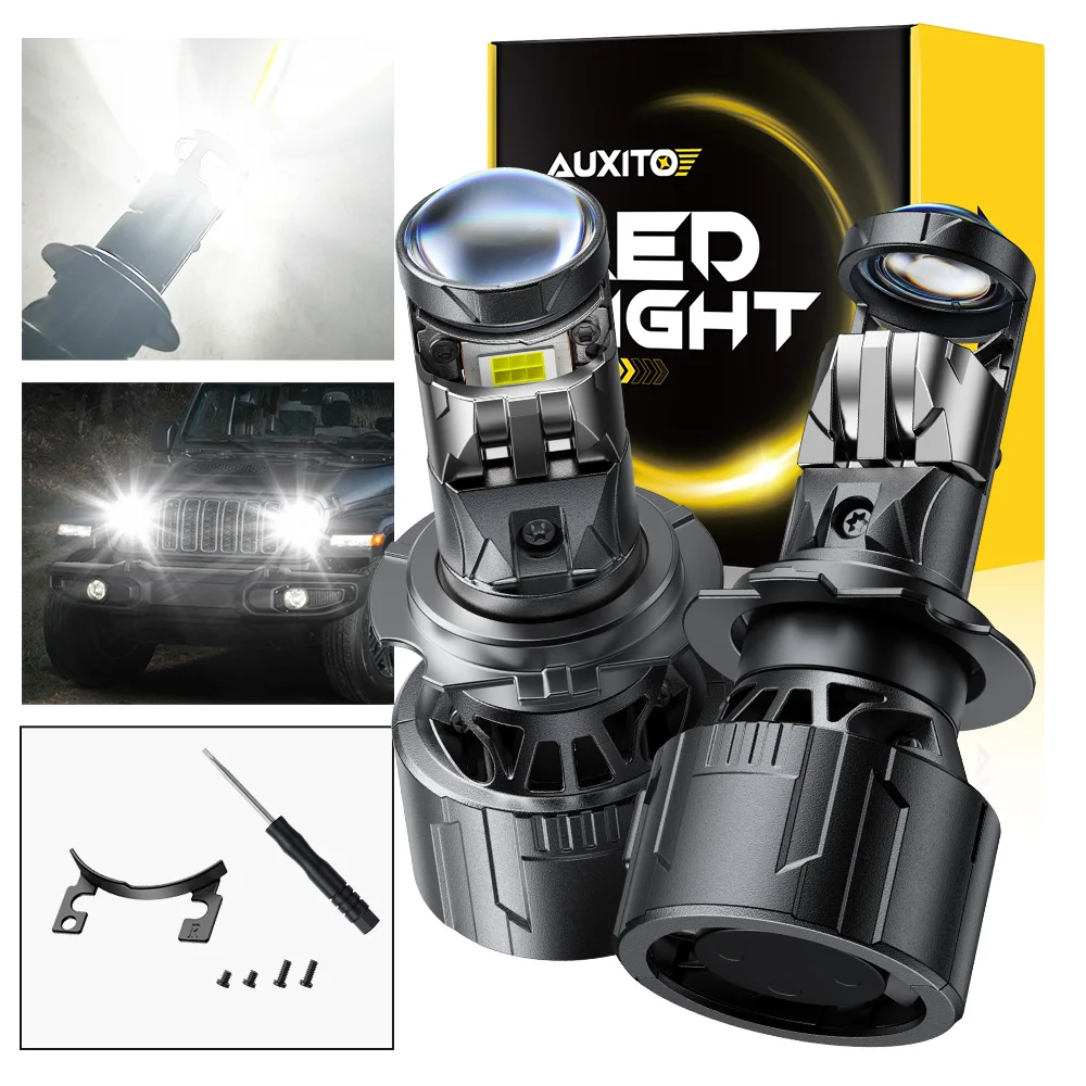 AUXITO 2X 25000LM LED H4 Projector with HD Lens White Turbo Headlight Left Right Hand Drive Hi/Low Beam Kit Conversion Spotlight
AUXITO 2X 25000LM LED H4 Projector with HD Lens White Turbo Headlight Left Right Hand Drive Hi/Low Beam Kit Conversion Spotlight