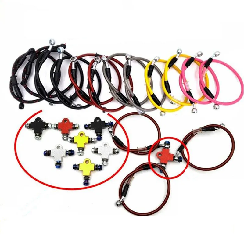 Motorcycle Hydraulic Brake Hose Pipe Tee Coupling Fitting Connector 3way Adapter Reinforced Brake Clutch Oil Hose Line System
Motorcycle Hydraulic Brake Hose Pipe Tee Coupling Fitting Connector 3way Adapter Reinforced Brake Clutch Oil Hose Line System