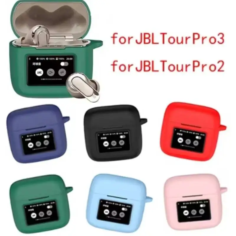 Soft silicone Protect Bluetooth Earphones Case For JBL TOUR PRO 3 Case shockproof Headphones Box Fundas Cover for JBL TOUR PRO 2
Soft silicone Protect Bluetooth Earphones Case For JBL TOUR PRO 3 Case shockproof Headphones Box Fundas Cover for JBL TOUR PRO 2