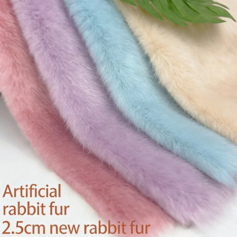 2.5cm New Rabbit Fur Fabric for DIY Cotton Doll Hair, Fursuit Ears, Plush Toys & Costume Making
2.5cm New Rabbit Fur Fabric for DIY Cotton Doll Hair, Fursuit Ears, Plush Toys & Costume Making