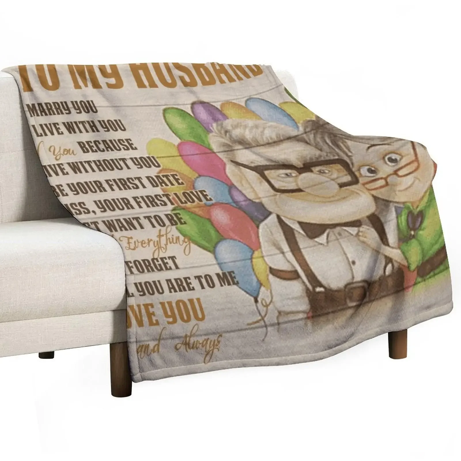 Carl And Ellie To My Husband I Love You Forever And Always, Valentines Gift For Husband Throw Blanket manga decorative Blankets
Carl And Ellie To My Husband I Love You Forever And Always, Valentines Gift For Husband Throw Blanket manga decorative Blankets