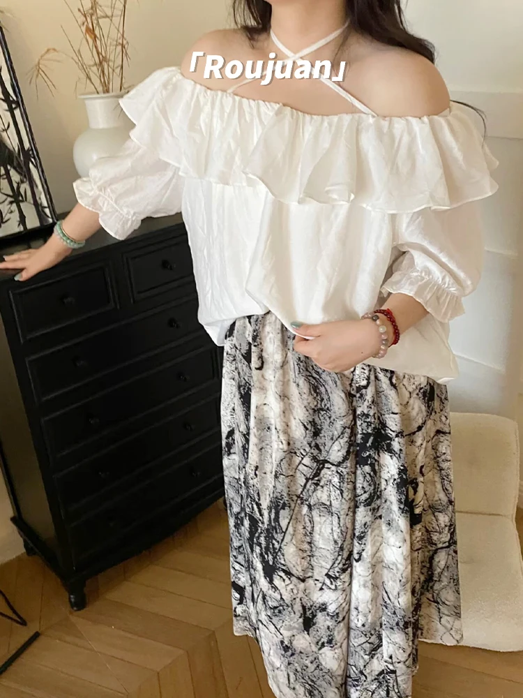 Sweet One-oulder ort-Sve irt Fabric Spring 2025 Polyester Fiber 0 Other 90 Women's Faion Casual irt
Sweet One-oulder ort-Sve irt Fabric Spring 2025 Polyester Fiber 0 Other 90 Women's Faion Casual irt