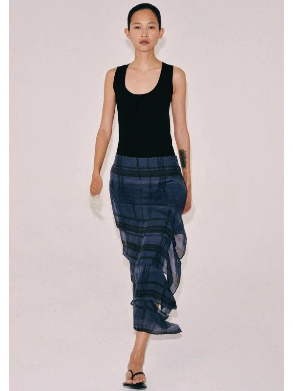 Summer Women's Casual Style Zipper Layered Decorative Mid-Waist Plaid Midi Straight Skirt CityWalk Polyester Fiber Slim Fit
Summer Women's Casual Style Zipper Layered Decorative Mid-Waist Plaid Midi Straight Skirt CityWalk Polyester Fiber Slim Fit