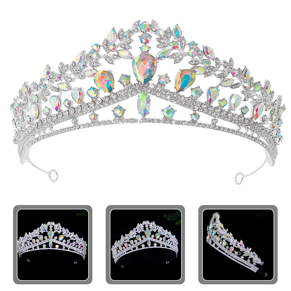 Rhinestone Crown Bride Headband Elegant Bridal Wedding Hair Accessory Lightweight Comfortable Zinc Alloy Design for Women Party
Rhinestone Crown Bride Headband Elegant Bridal Wedding Hair Accessory Lightweight Comfortable Zinc Alloy Design for Women Party