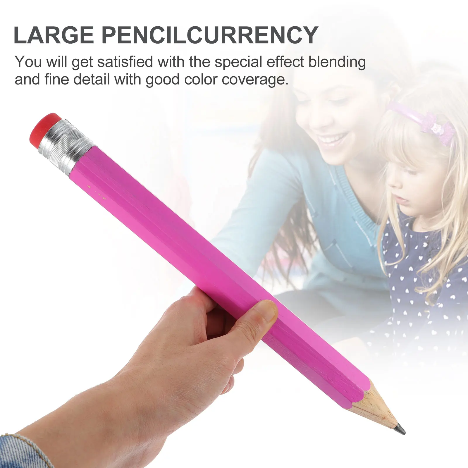 2pcs 2 Wooden Pencils Large Long Drawing Writing Inflatable Bamboo Sketching Painting Clear Plastic Case Protects
2pcs 2 Wooden Pencils Large Long Drawing Writing Inflatable Bamboo Sketching Painting Clear Plastic Case Protects