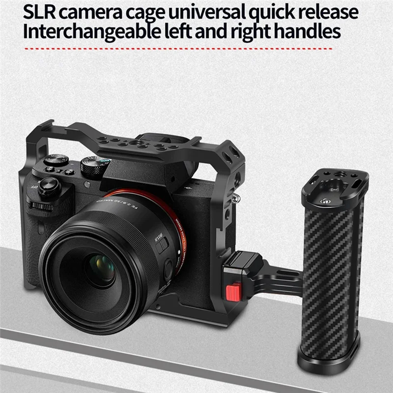 AT12 Quick-Assembly Quick-Disassembly Universal Portable Camera Cage Left Right Grip Handles
AT12 Quick-Assembly Quick-Disassembly Universal Portable Camera Cage Left Right Grip Handles