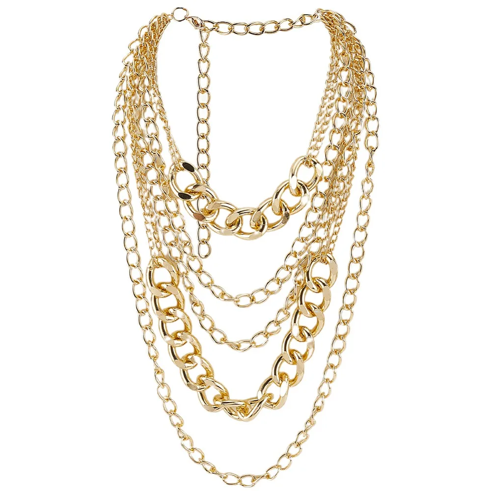 1Pc Aluminum Cuban Link Chain Multi Layered Necklaces for Women Golden 11.81 inch(30cm)
1Pc Aluminum Cuban Link Chain Multi Layered Necklaces for Women Golden 11.81 inch(30cm)