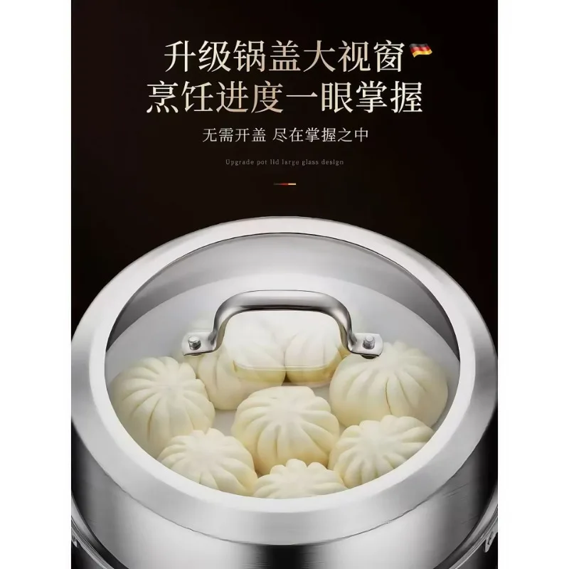 Multi-Functional 316 SS Thickened Large-Size Home Steamer Pot 2L/3L Universal Stove
Multi-Functional 316 SS Thickened Large-Size Home Steamer Pot 2L/3L Universal Stove