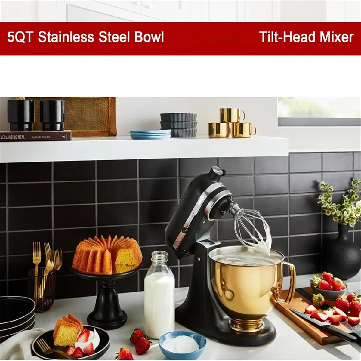 FOR A68F 5 QT Stainless Steel Mixer Bowl for Artisan&Classic Series 4.5-5QT Tilt-Head Mixers K45 KSM70 KSM150 Gold
FOR A68F 5 QT Stainless Steel Mixer Bowl for Artisan&Classic Series 4.5-5QT Tilt-Head Mixers K45 KSM70 KSM150 Gold