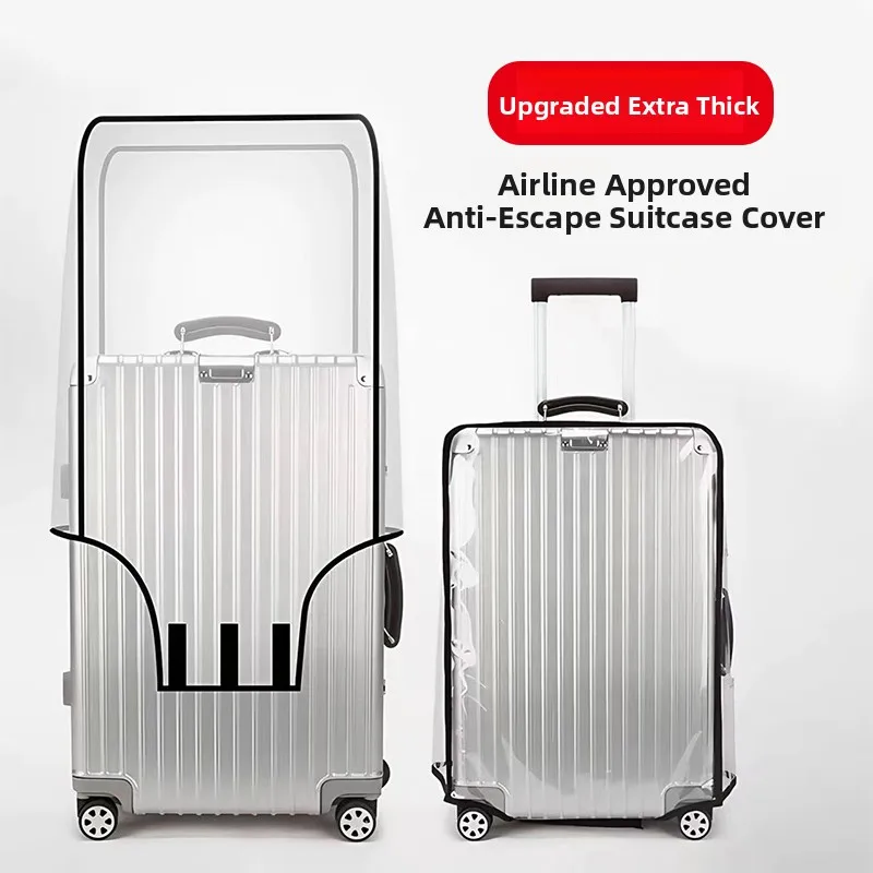 Thickened Waterproof Dustproof Luggage Protector Cover for Travel Suitcase Wear Resistant Carry on Bag Cover without Assembly
Thickened Waterproof Dustproof Luggage Protector Cover for Travel Suitcase Wear Resistant Carry on Bag Cover without Assembly