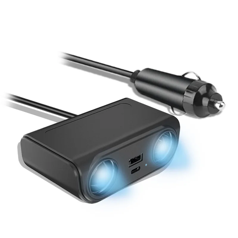100w Car charger Adapter 2 socketCigarette Lighter splitter chargeIndependent switches Dc cigaretteOutlet
100w Car charger Adapter 2 socketCigarette Lighter splitter chargeIndependent switches Dc cigaretteOutlet