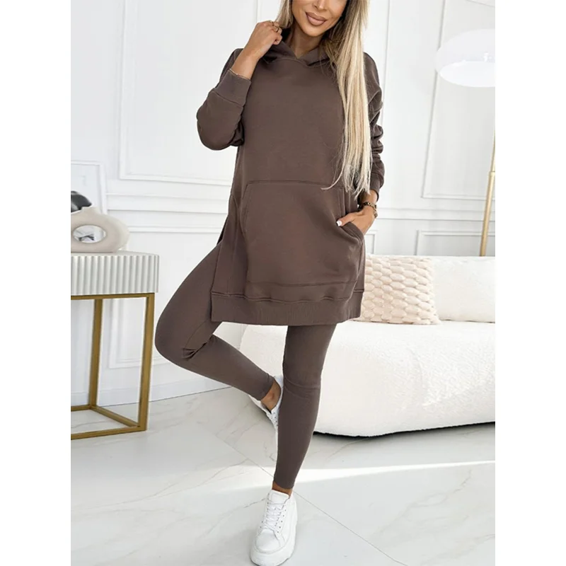 Amazon Foreign Trade Item2024Spring New European and American Women's Fashion Elegant Commuting Loose Hooded Sweatshirt and Pant
Amazon Foreign Trade Item2024Spring New European and American Women's Fashion Elegant Commuting Loose Hooded Sweatshirt and Pant