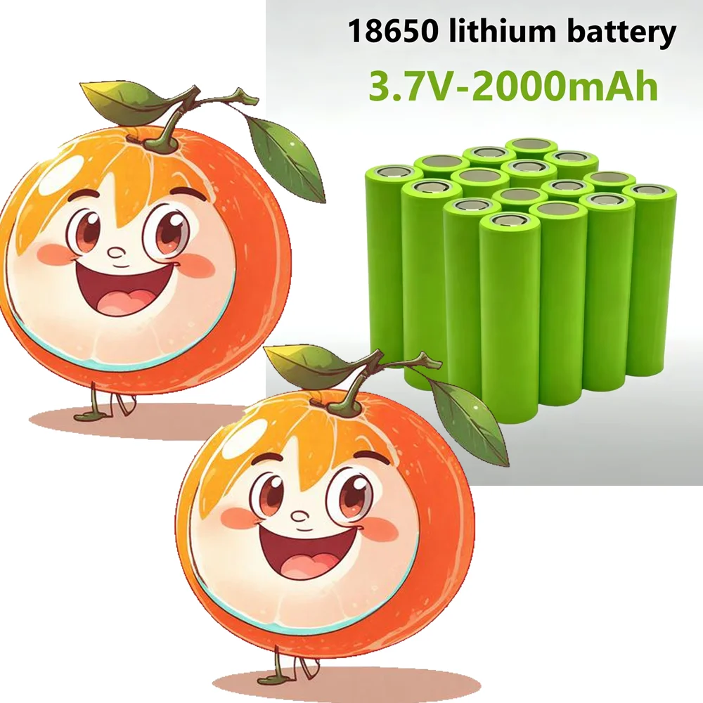 3.7v Rechargable Battery 100% Original for 18650 2000mAh 20A Discharge 2.0Ah 18650 Battery Li-ion
3.7v Rechargable Battery 100% Original for 18650 2000mAh 20A Discharge 2.0Ah 18650 Battery Li-ion