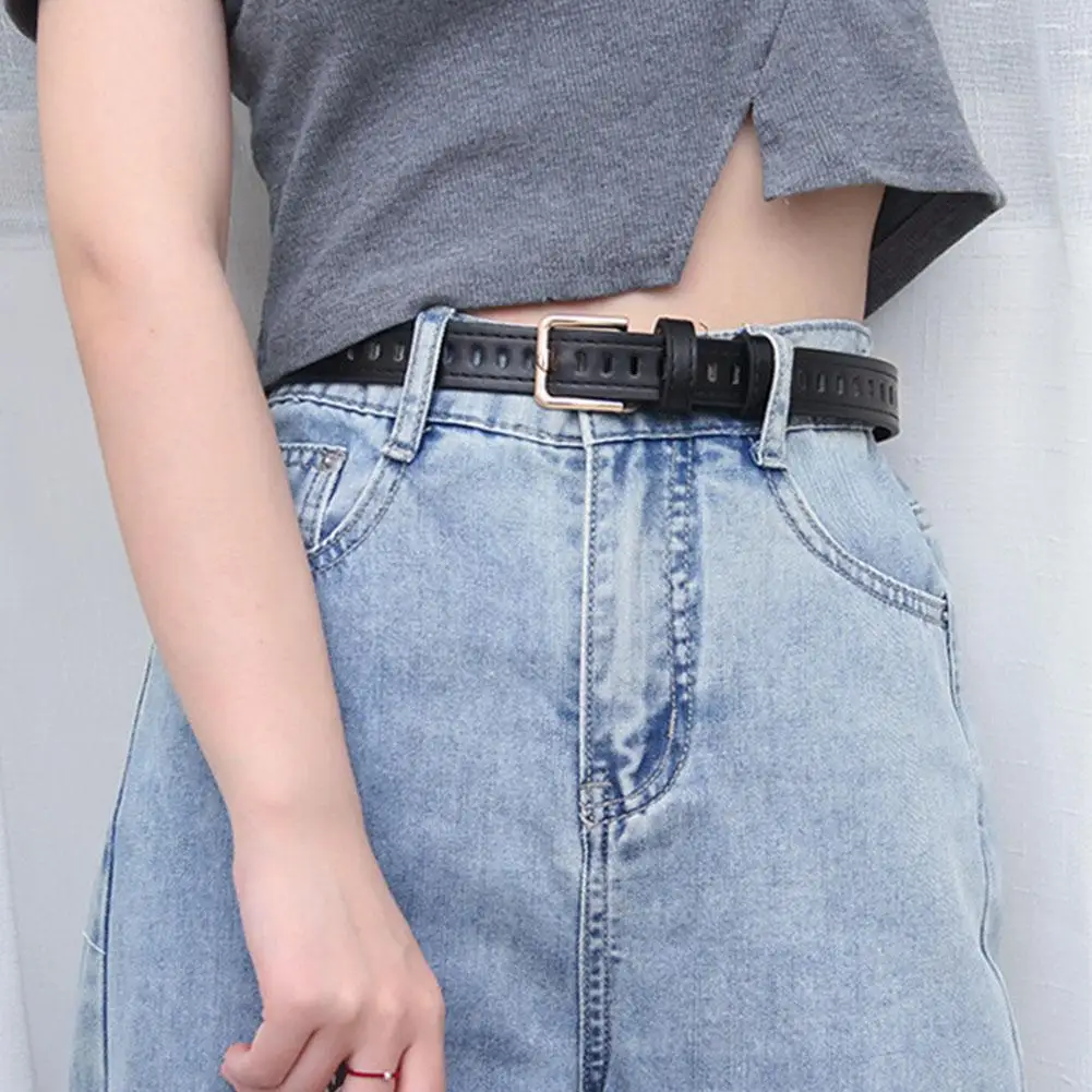 Retro Solid Color Pu Leather Belt,simple Metal Buckle With Adjustable Waistband Jeans Belt Buckle,no-hole Decorative X2s8
Retro Solid Color Pu Leather Belt,simple Metal Buckle With Adjustable Waistband Jeans Belt Buckle,no-hole Decorative X2s8