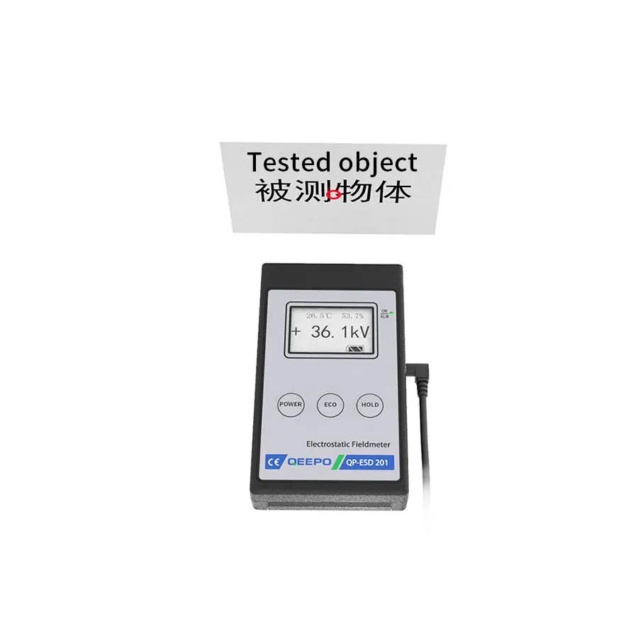 QEEPO Handheld 0-60kV Measuring Static Voltage Instrument Static Field Meter
QEEPO Handheld 0-60kV Measuring Static Voltage Instrument Static Field Meter