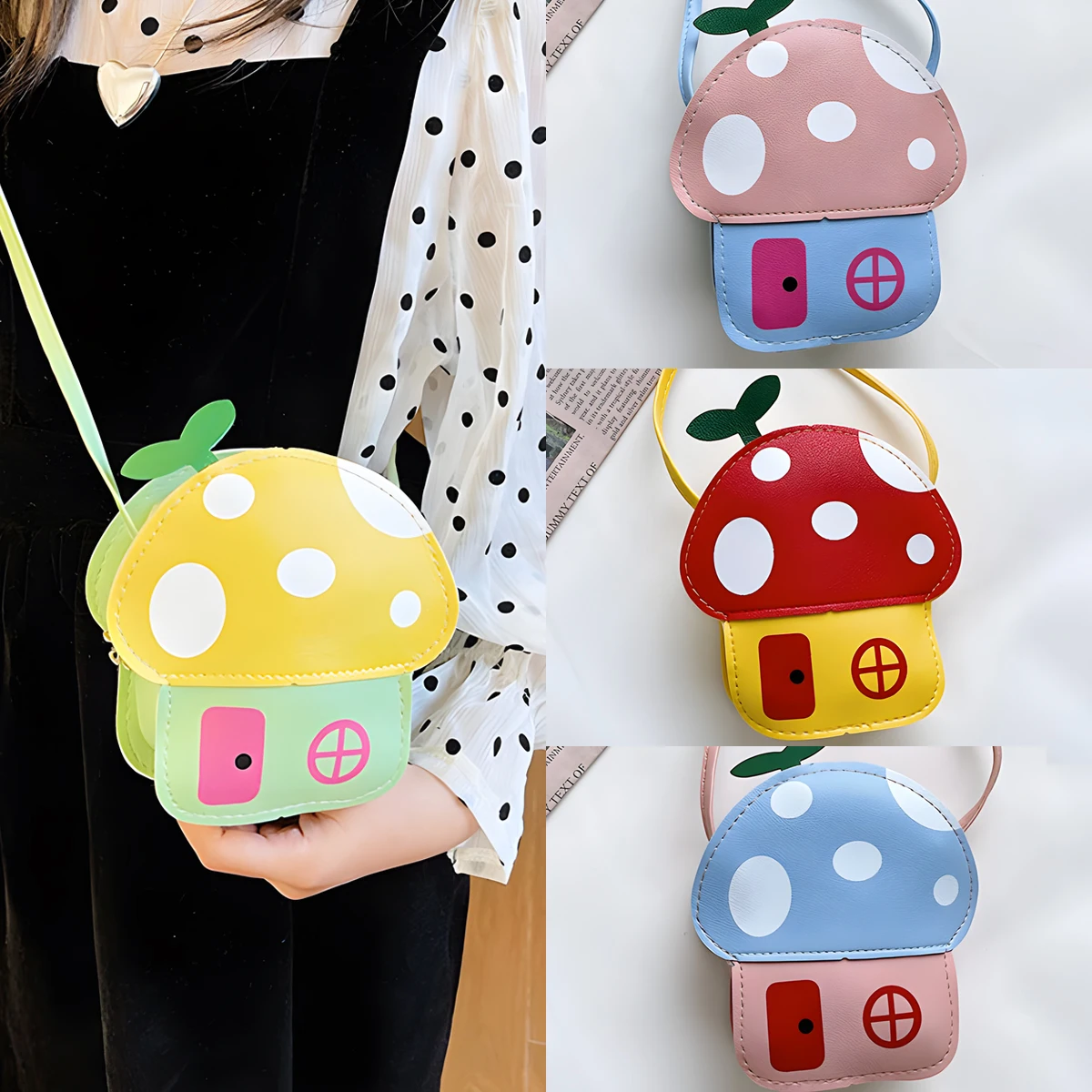 Подарки для детей, сумка через плечо для детского сада, милый мультяшный кошелек в форме гриба в форме дома, повседневная сумка через плечо
Подарки для детей, сумка через плечо для детского сада, милый мультяшный кошелек в форме гриба в форме дома, повседневная сумка через плечо
