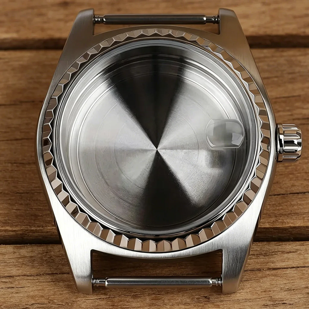 38.5MM Fluted Bezel Watch Case Stainless Steel For NH35 NH36 NH34 NH38 Movement Waterproof High Quality Replacemet Accessories
38.5MM Fluted Bezel Watch Case Stainless Steel For NH35 NH36 NH34 NH38 Movement Waterproof High Quality Replacemet Accessories