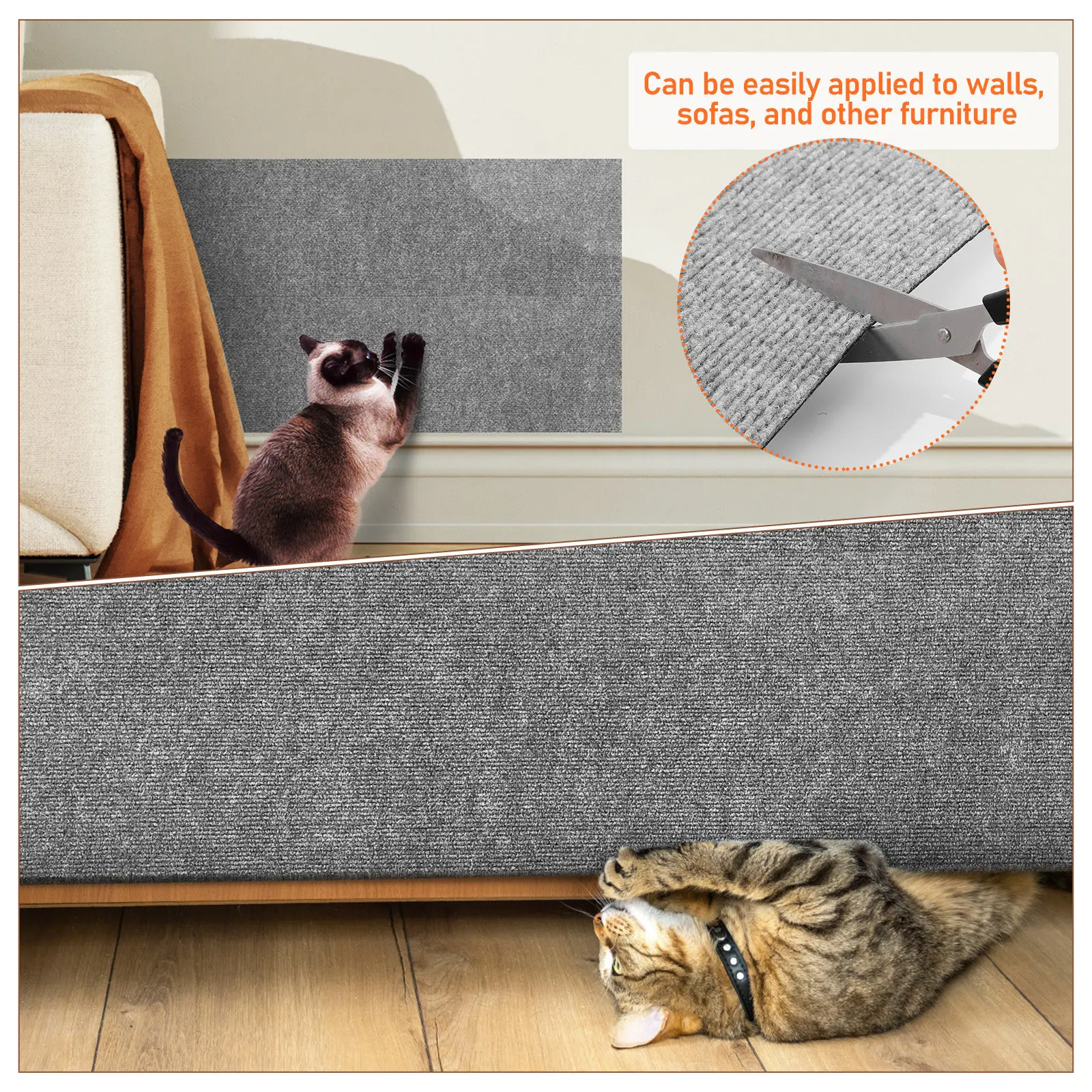 2 шт. самоклеящиеся коврики-когтеточки для кошек, для защиты стен, диванов и мебели, стильные, однотонные, DIY, для лазания кошек
2 шт. самоклеящиеся коврики-когтеточки для кошек, для защиты стен, диванов и мебели, стильные, однотонные, DIY, для лазания кошек