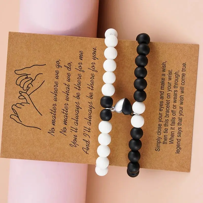 New Magnetic Heart Bracelet For Boyfriend Girlfriend Connecting Love Bracelets Gifts For Valentine's Day Birthday Gift
New Magnetic Heart Bracelet For Boyfriend Girlfriend Connecting Love Bracelets Gifts For Valentine's Day Birthday Gift