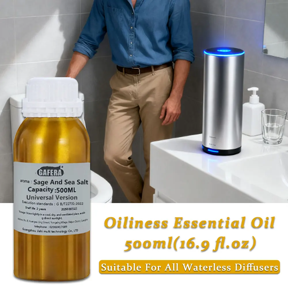 GAFERA 500ml(16.9 fl.oz) Sage And Sea Salt Essential Oils - Hotel Toilet Perfume Oil, Aroma Diffuser Replenish Aromatherapy Oil
GAFERA 500ml(16.9 fl.oz) Sage And Sea Salt Essential Oils - Hotel Toilet Perfume Oil, Aroma Diffuser Replenish Aromatherapy Oil