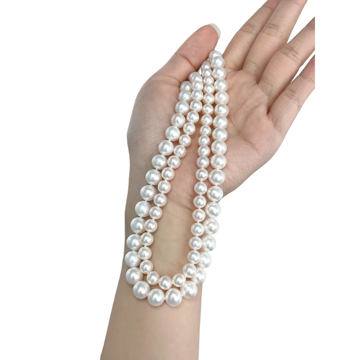 OEM S925 Silver Link Chain Necklace 7-7.5mm Flawless Round Freshwater Pearl For Women For Gift Wedding Or Party
OEM S925 Silver Link Chain Necklace 7-7.5mm Flawless Round Freshwater Pearl For Women For Gift Wedding Or Party