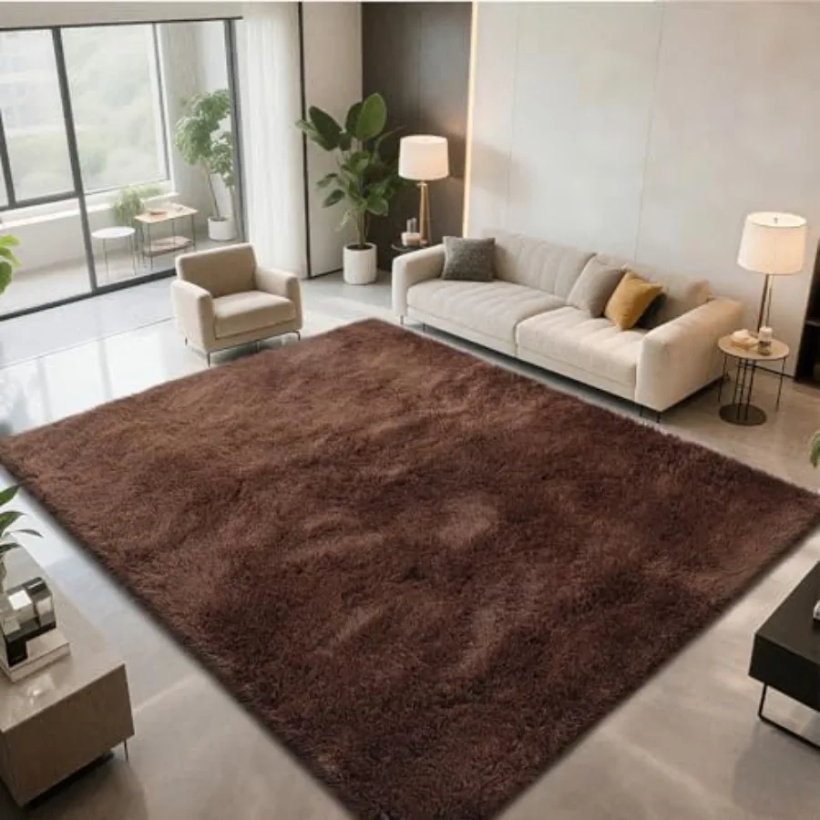 Shag area rugs for bedroom and living room use, ultra-soft fluffy brown indoor carpet for dorm, nursery, kids' or girls' room h
Shag area rugs for bedroom and living room use, ultra-soft fluffy brown indoor carpet for dorm, nursery, kids' or girls' room h