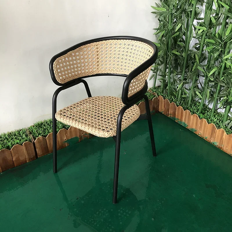 Outdoor waterproof and sunscreen PE imitation rattan aluminum alloy dining chair Outdoor open-air cafe Milk tea 5 sets
Outdoor waterproof and sunscreen PE imitation rattan aluminum alloy dining chair Outdoor open-air cafe Milk tea 5 sets